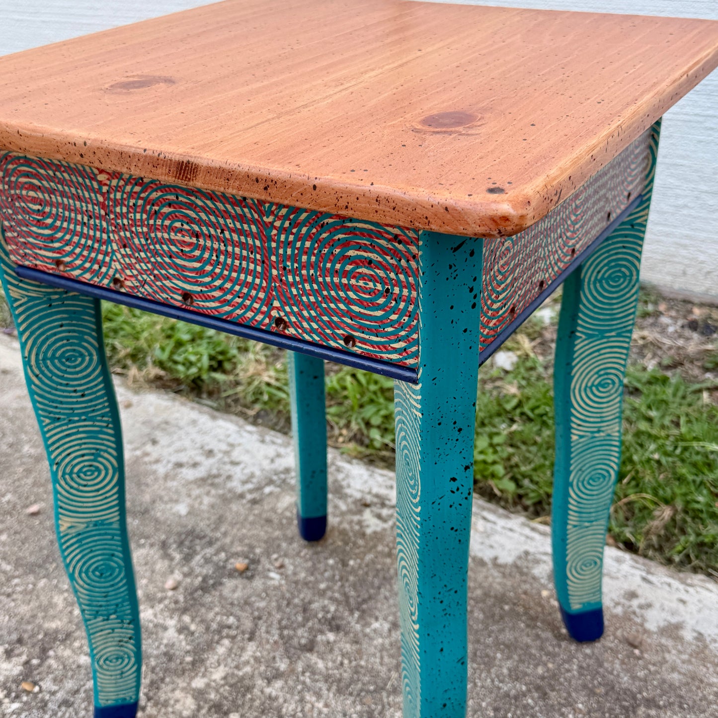 David Marsh 18” Square Side Table