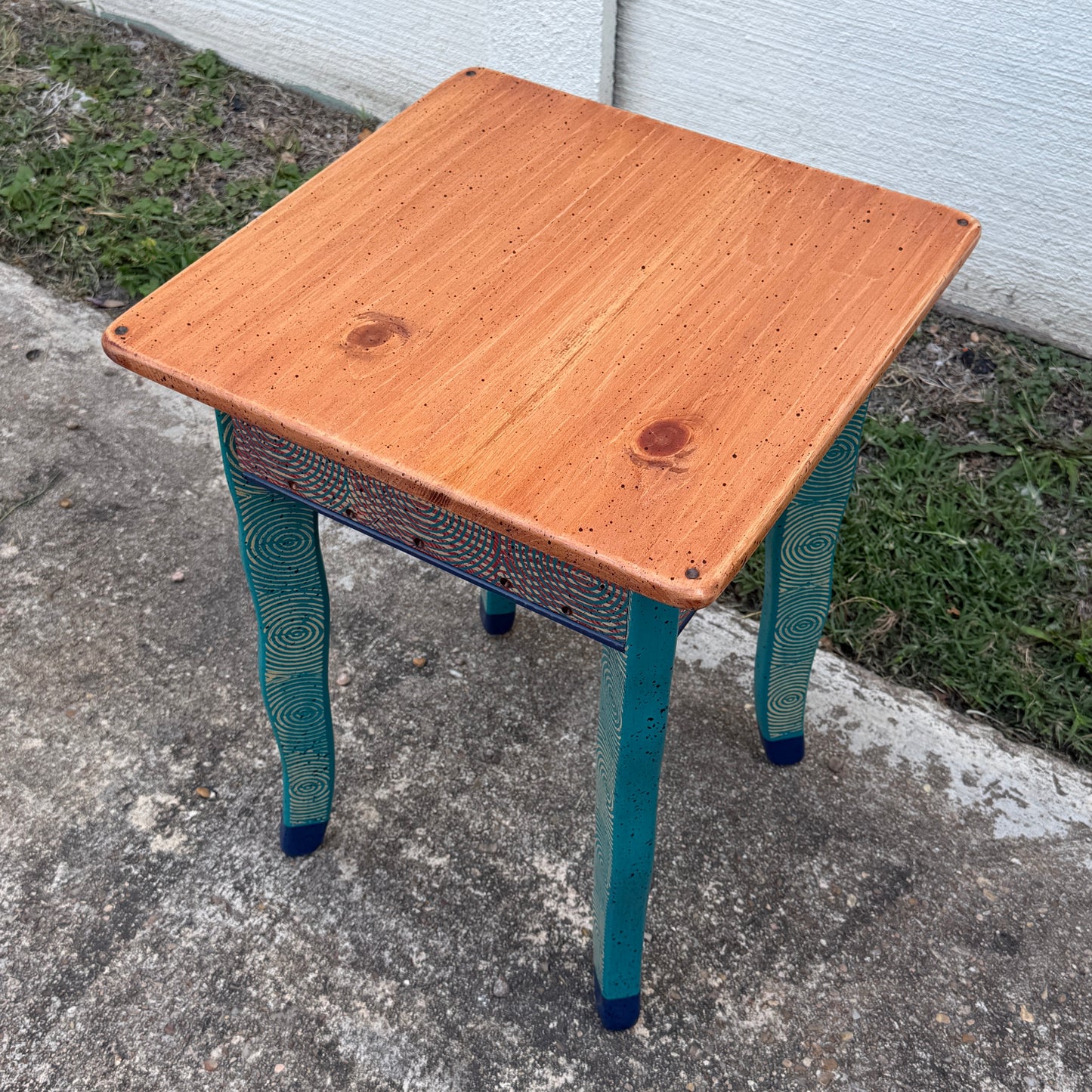 David Marsh 18” Square Side Table