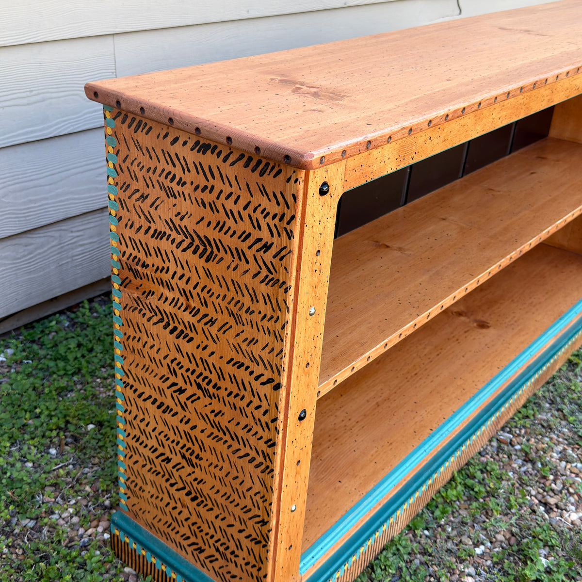 Tommy Lewis Marsh Style 60" Low Credenza Bookcase