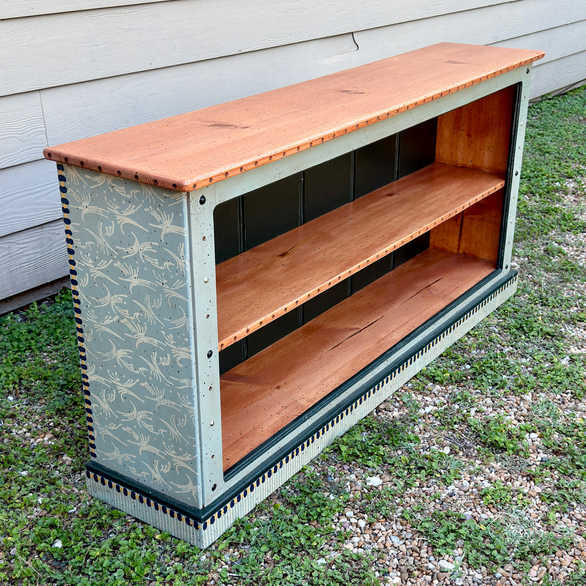 Tommy Lewis Marsh Style 60" Low Credenza Bookcase