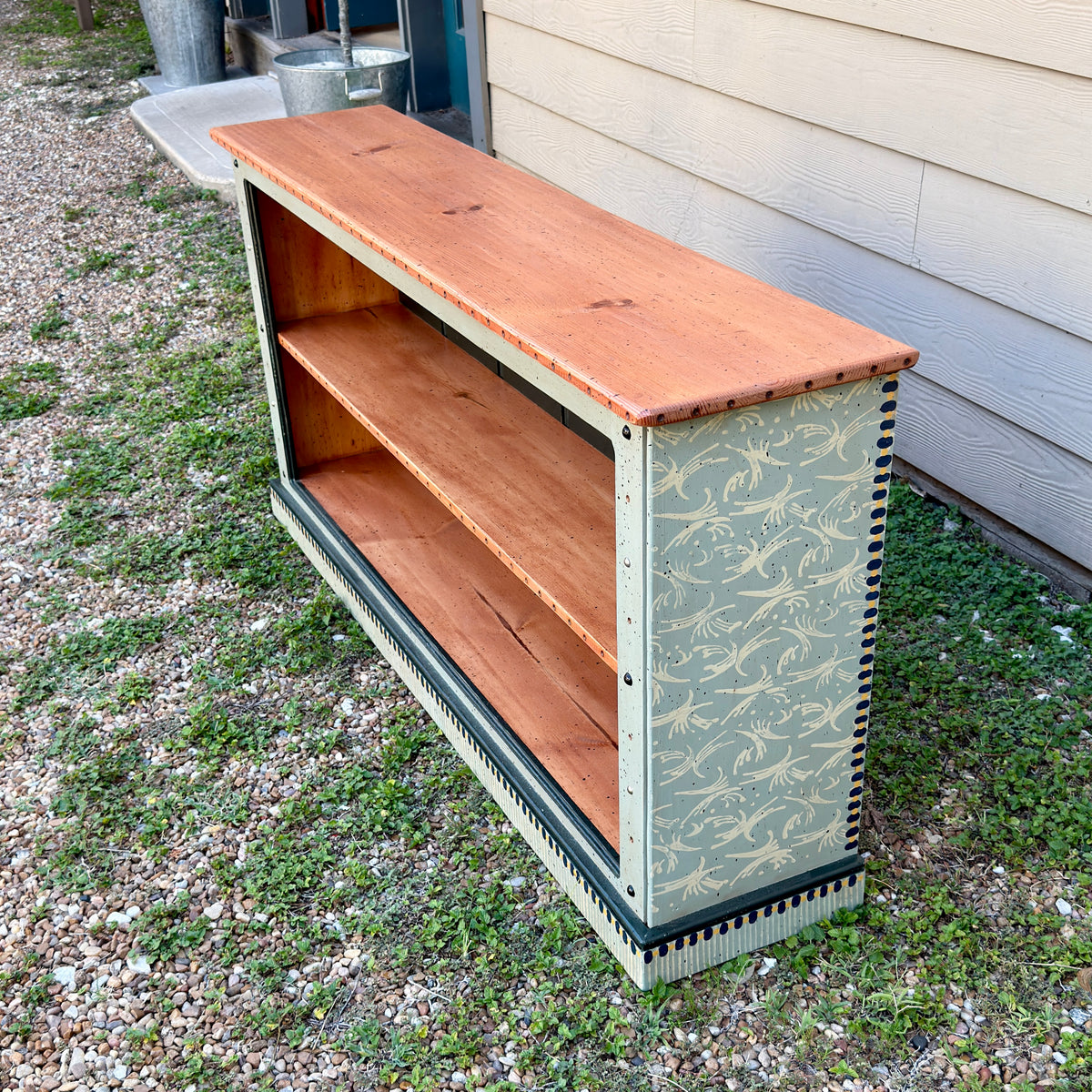 Tommy Lewis Marsh Style 60" Low Credenza Bookcase