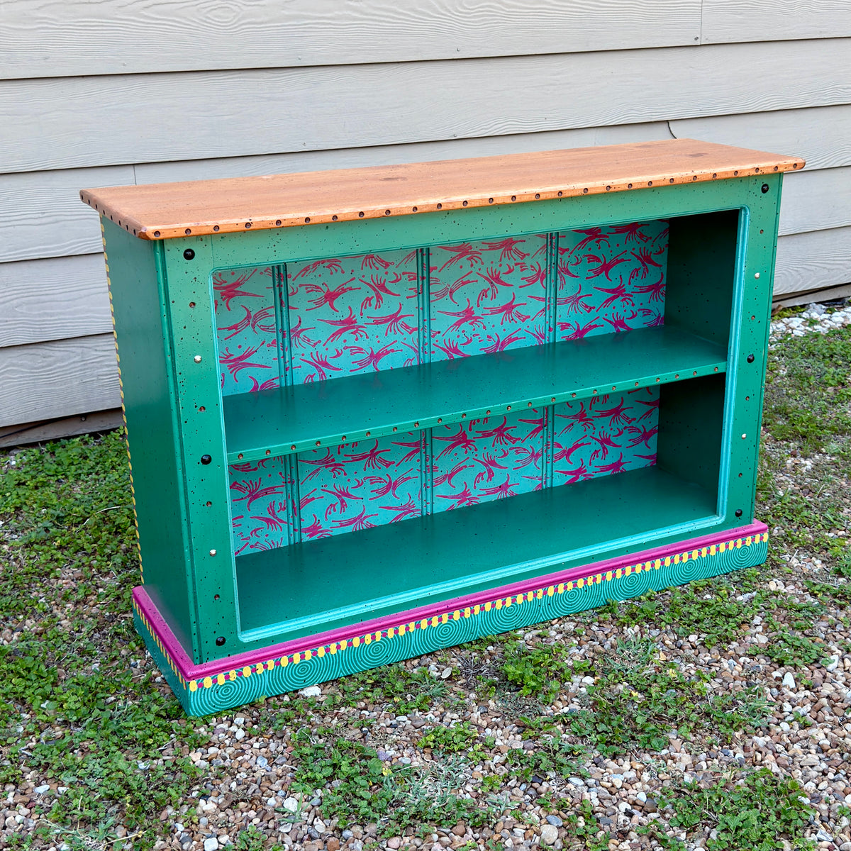 Tommy Lewis Marsh Style 48" Low Credenza Bookcase