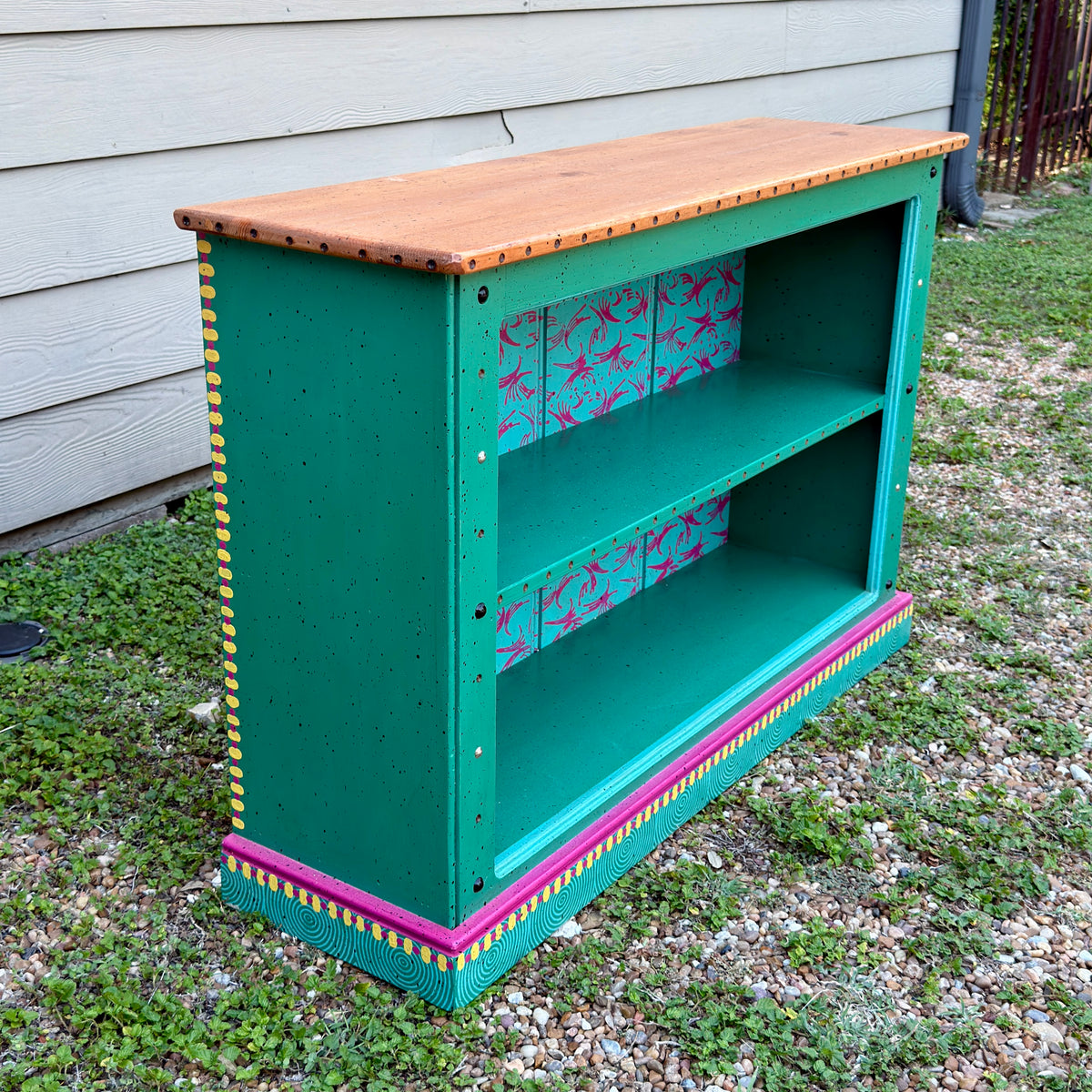 Tommy Lewis Marsh Style 48" Low Credenza Bookcase