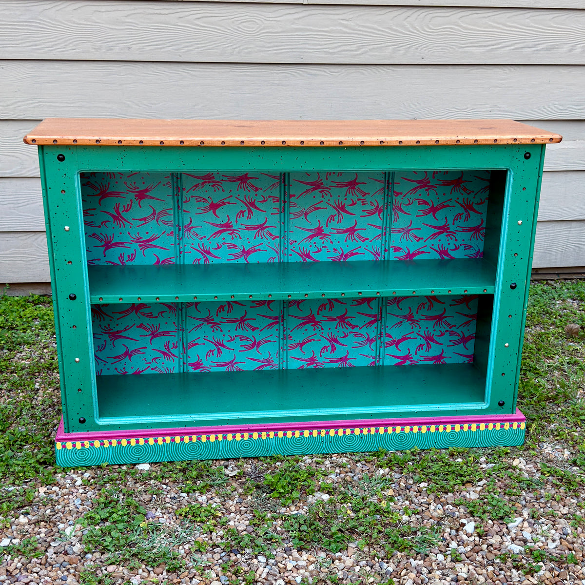 Tommy Lewis Marsh Style 48" Low Credenza Bookcase