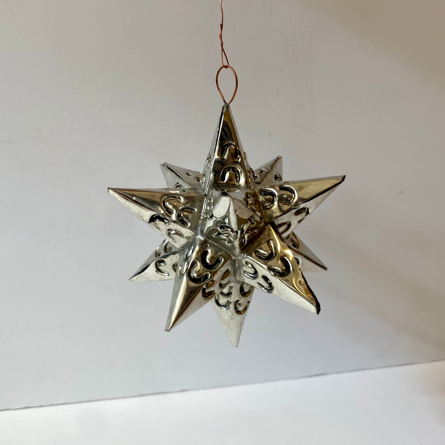 Mexican Star Tin Ornament