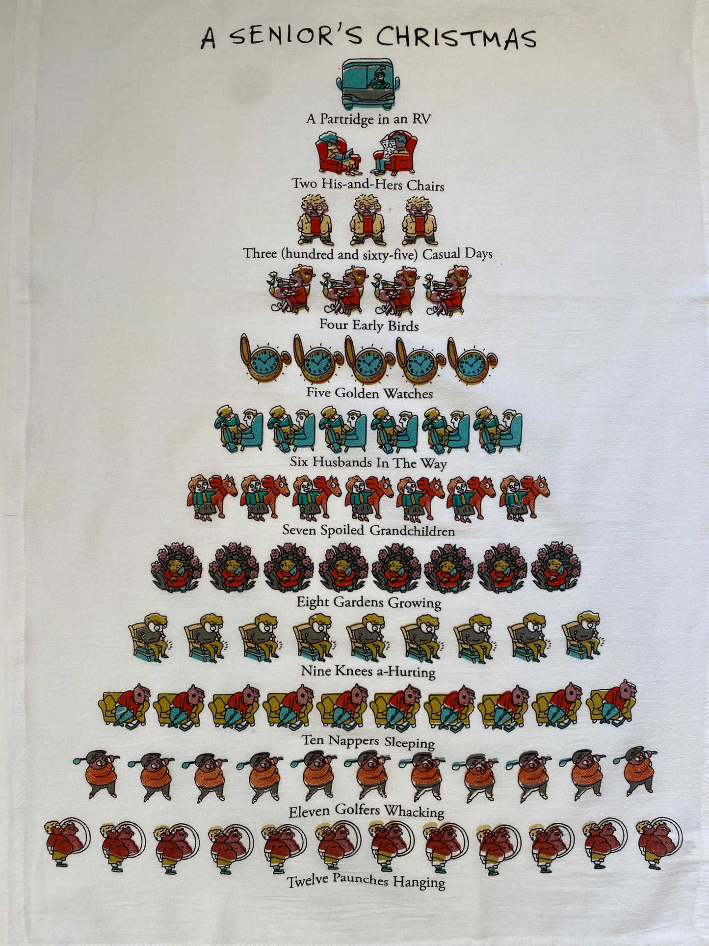 A Senior's Christmas Kitchen Towel