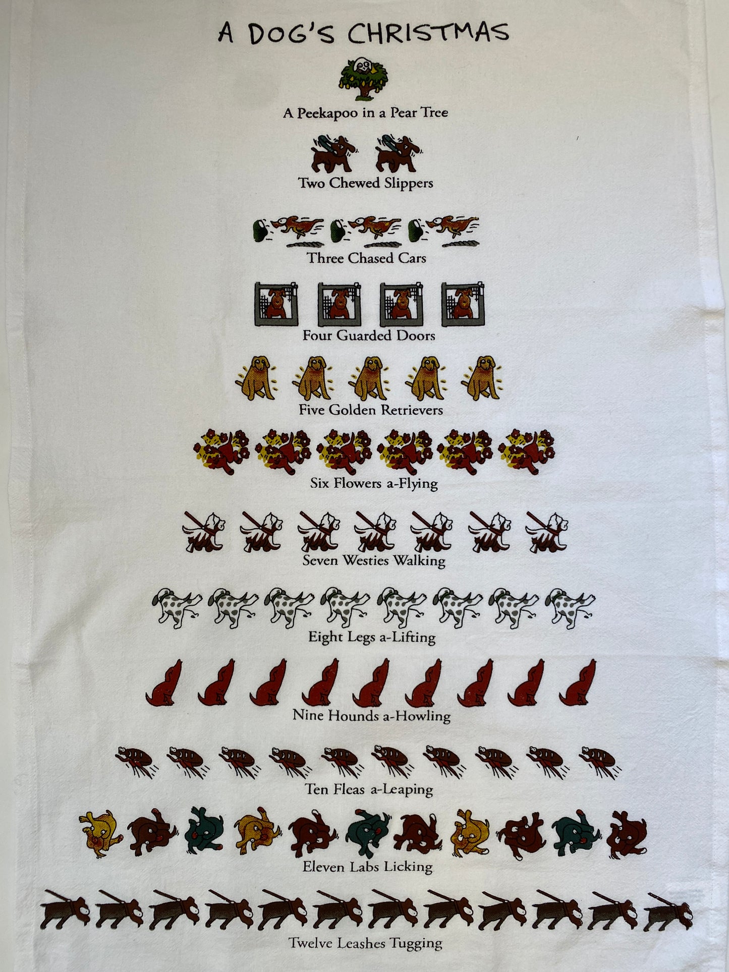 A Dog’s Christmas Kitchen Towel