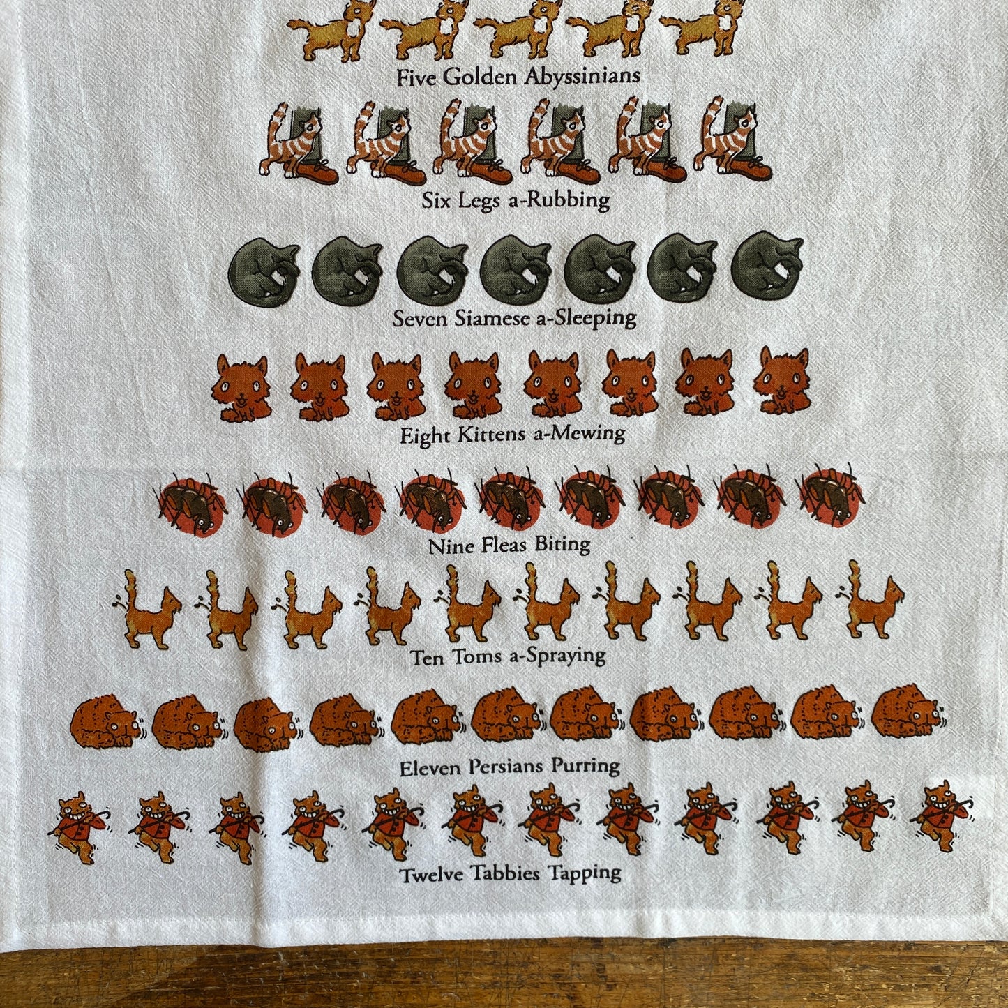 A Cat’s Christmas Kitchen Towel