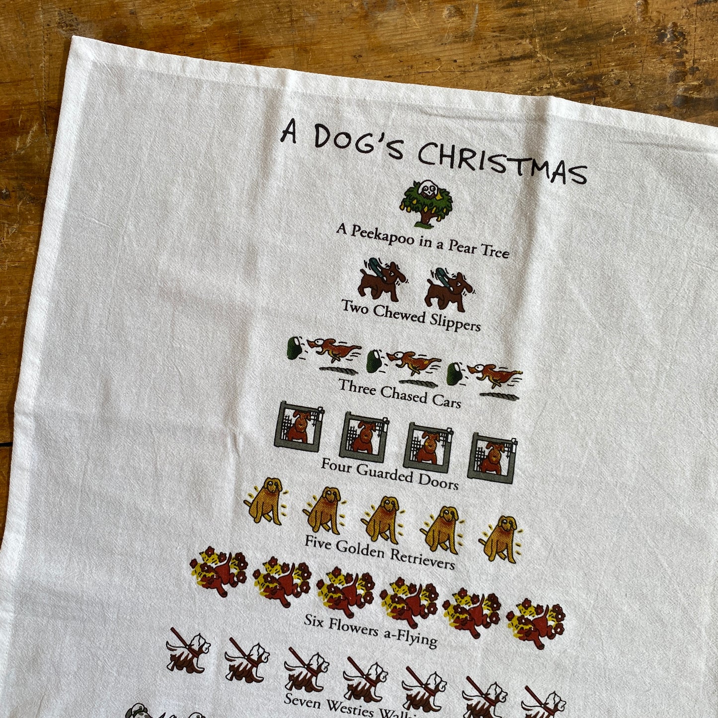 A Dog’s Christmas Kitchen Towel