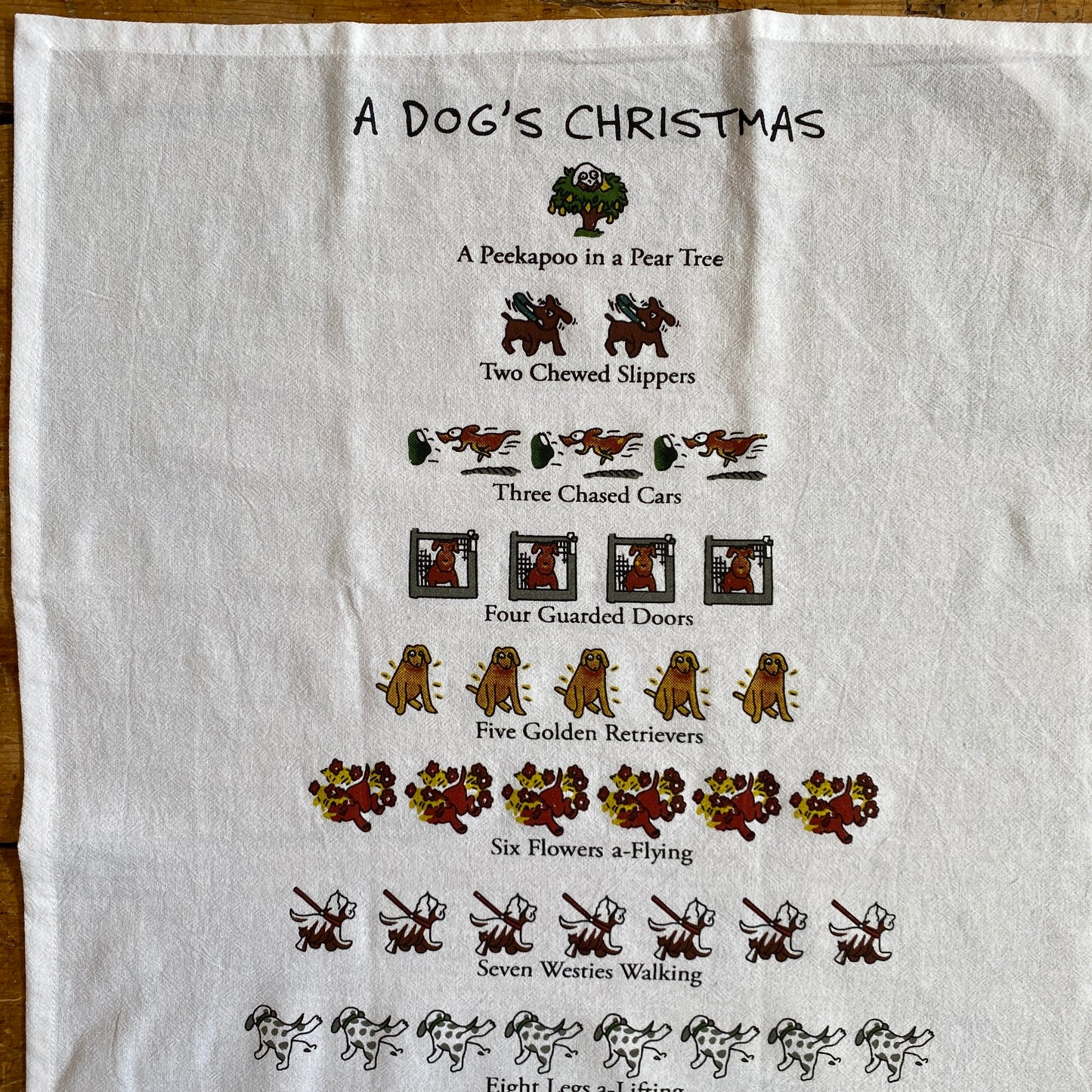 A Dog’s Christmas Kitchen Towel