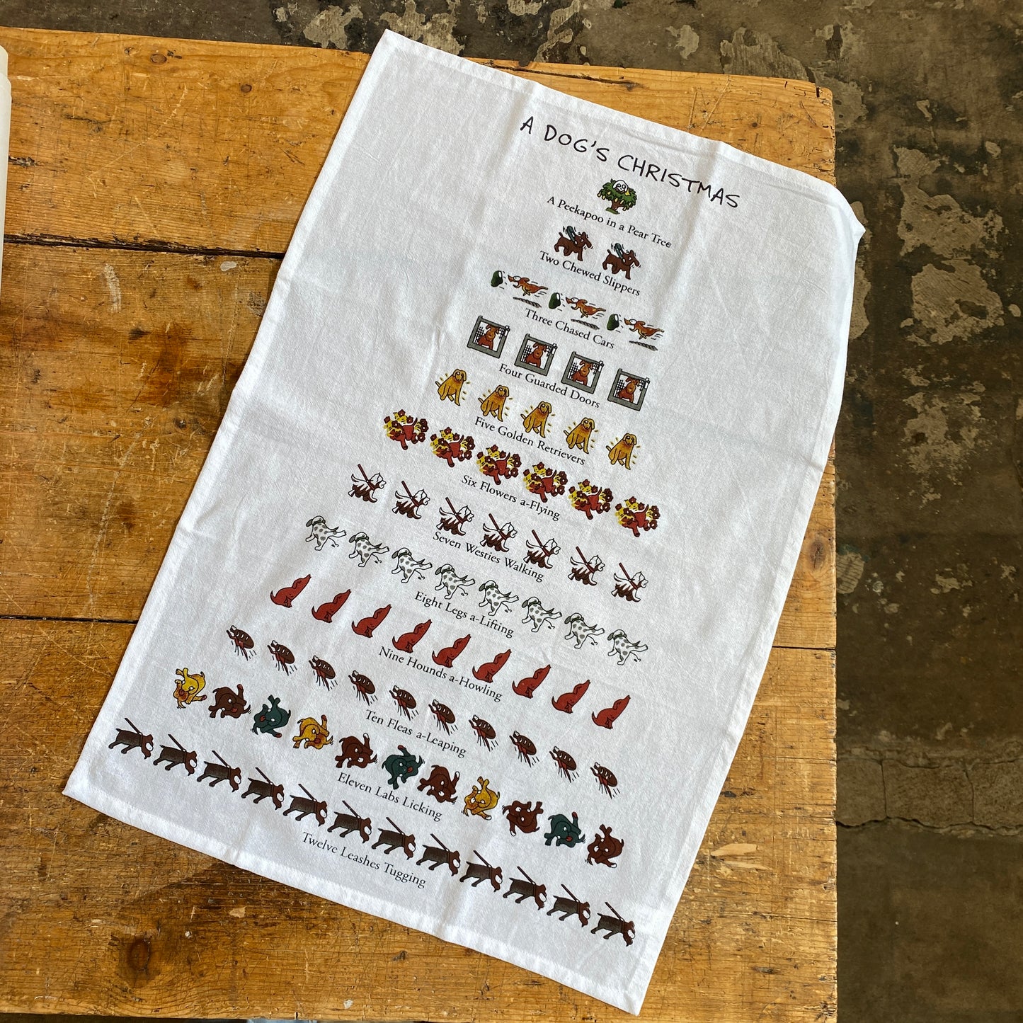 A Dog’s Christmas Kitchen Towel