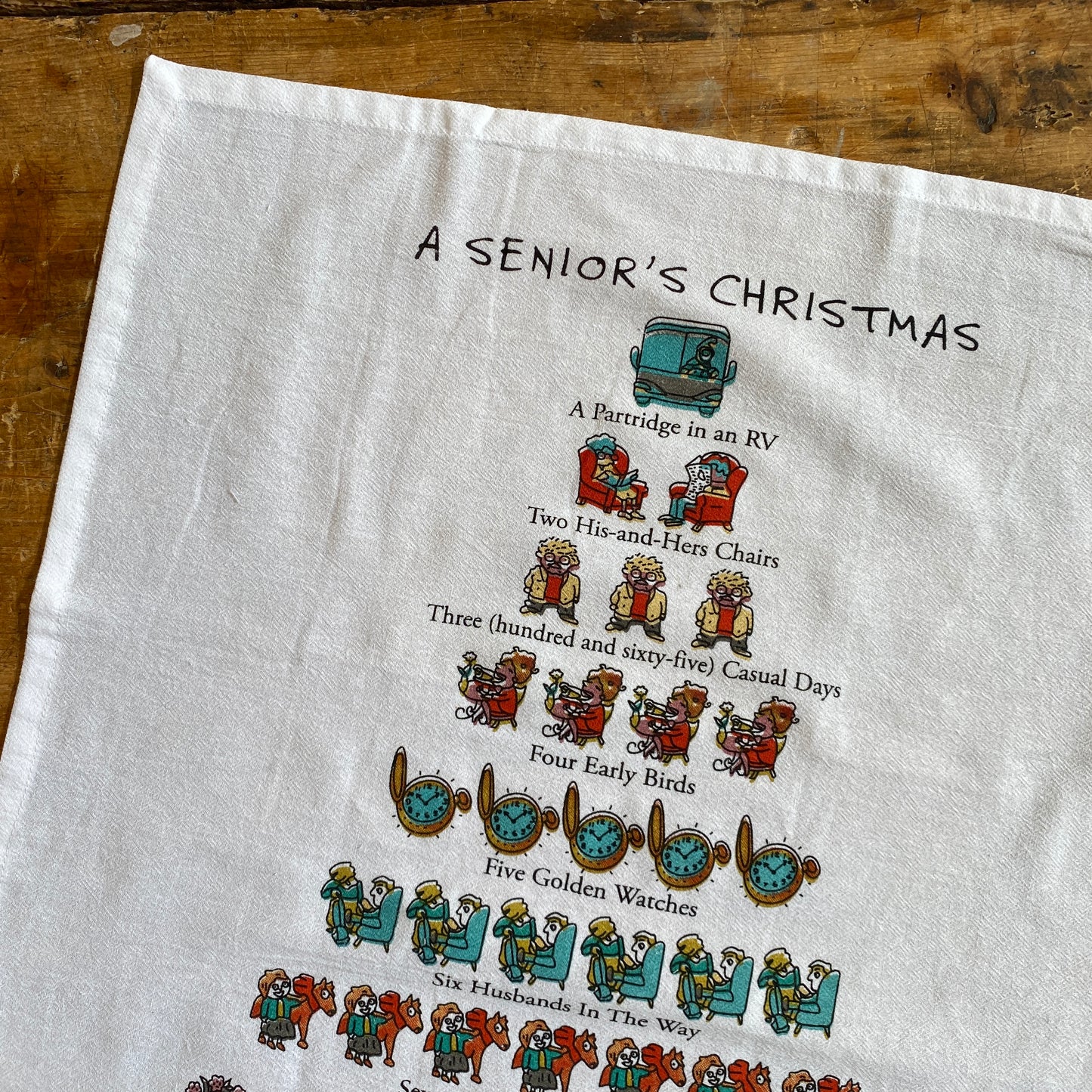 A Senior's Christmas Kitchen Towel