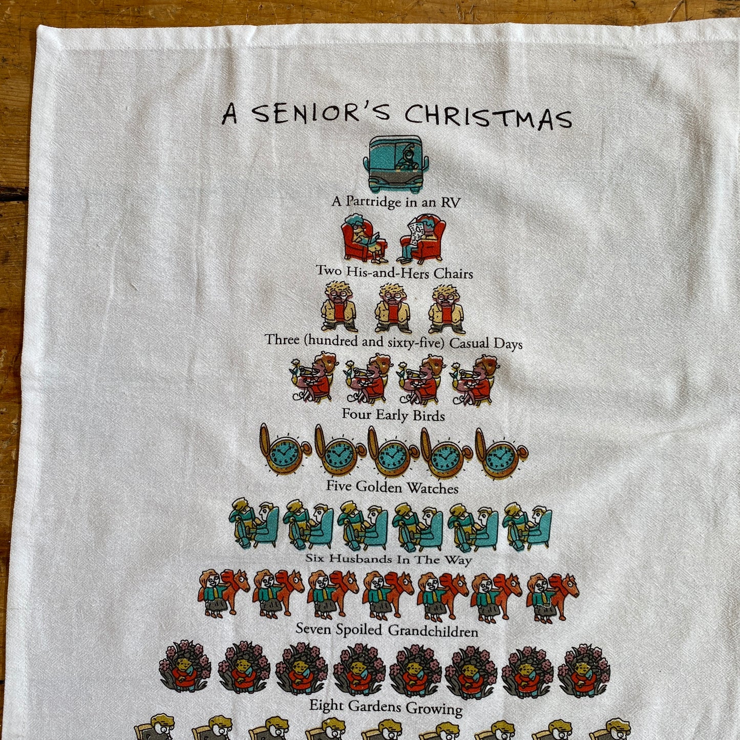 A Senior's Christmas Kitchen Towel