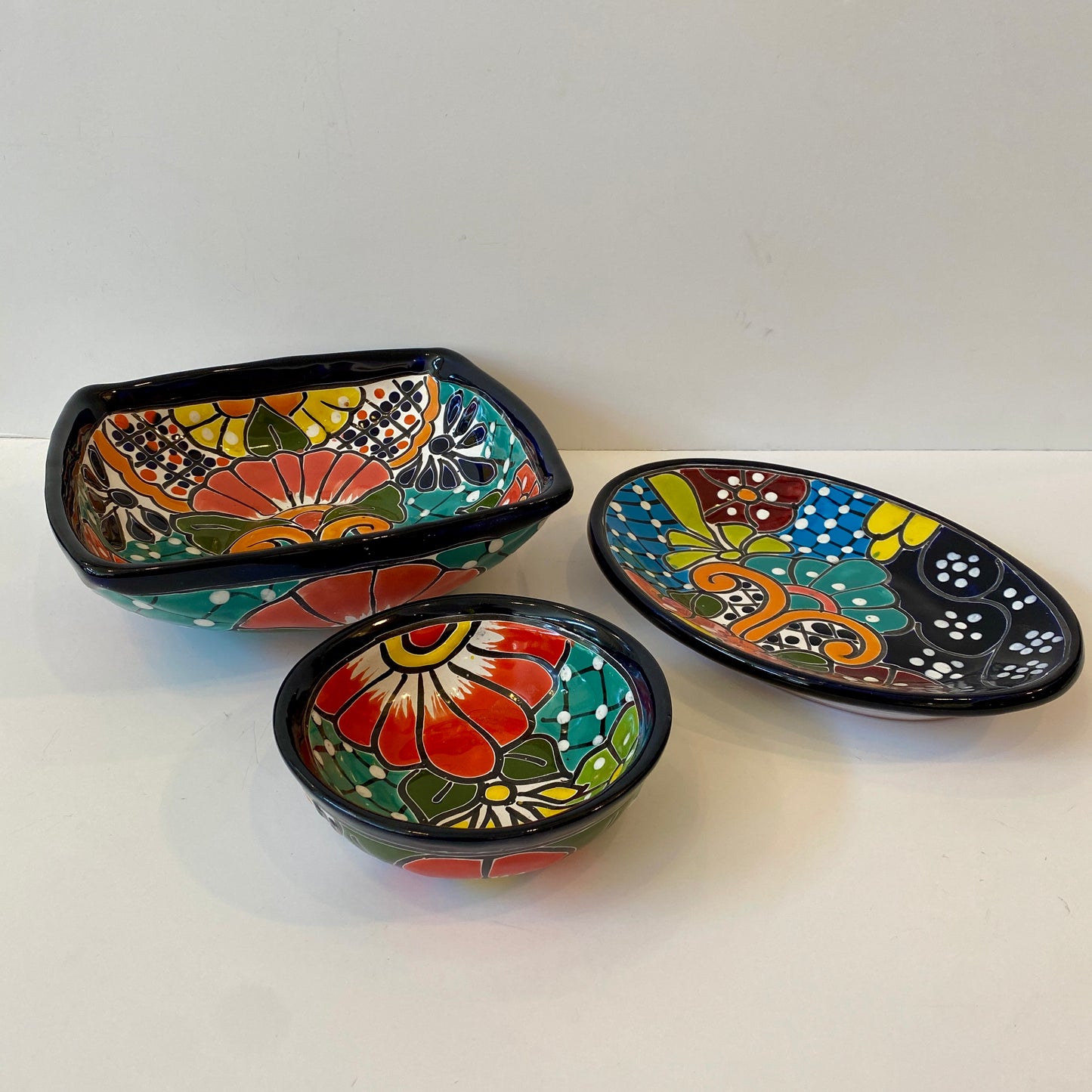 Gift Set of 3 Talavera Serving Dishes