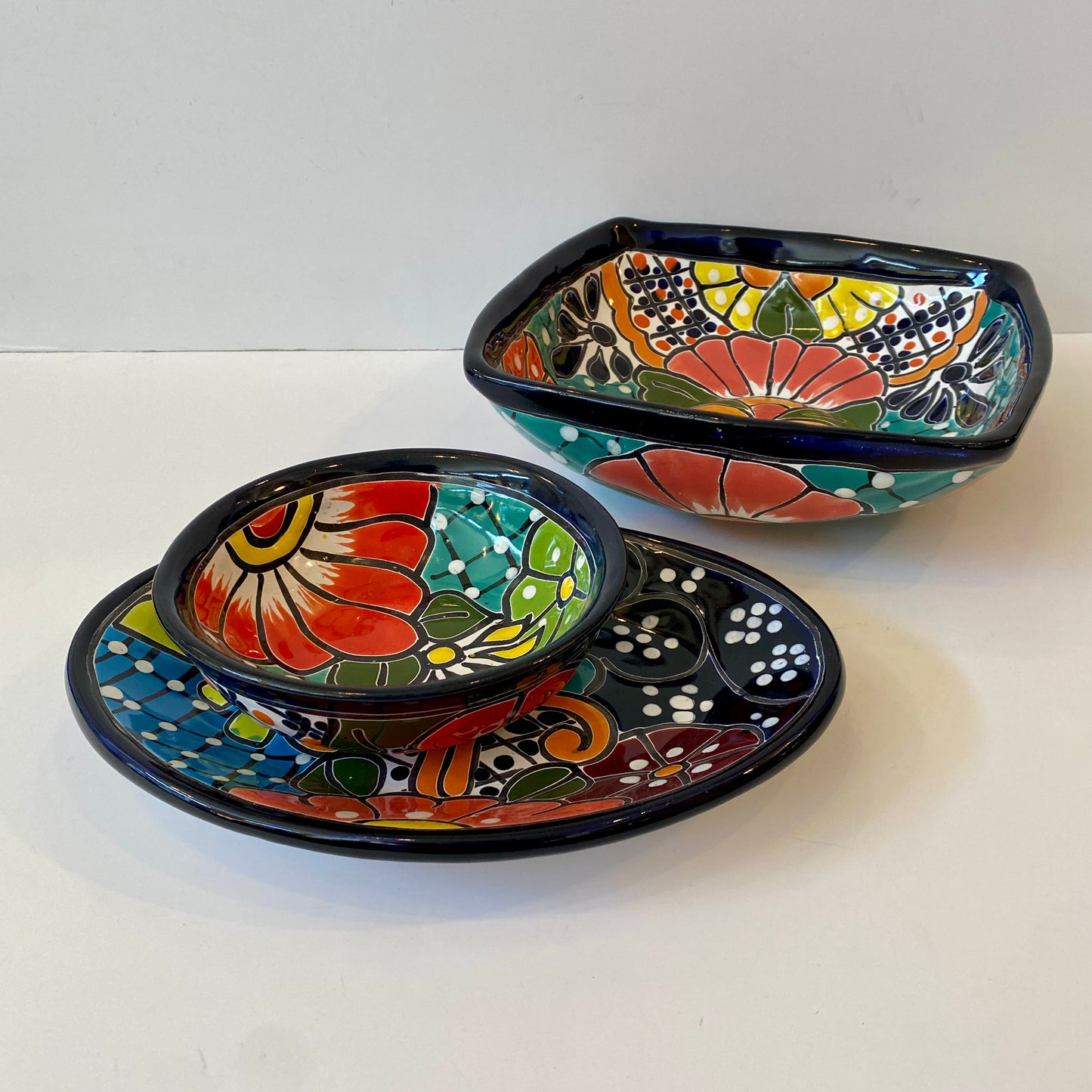 Gift Set of 3 Talavera Serving Dishes