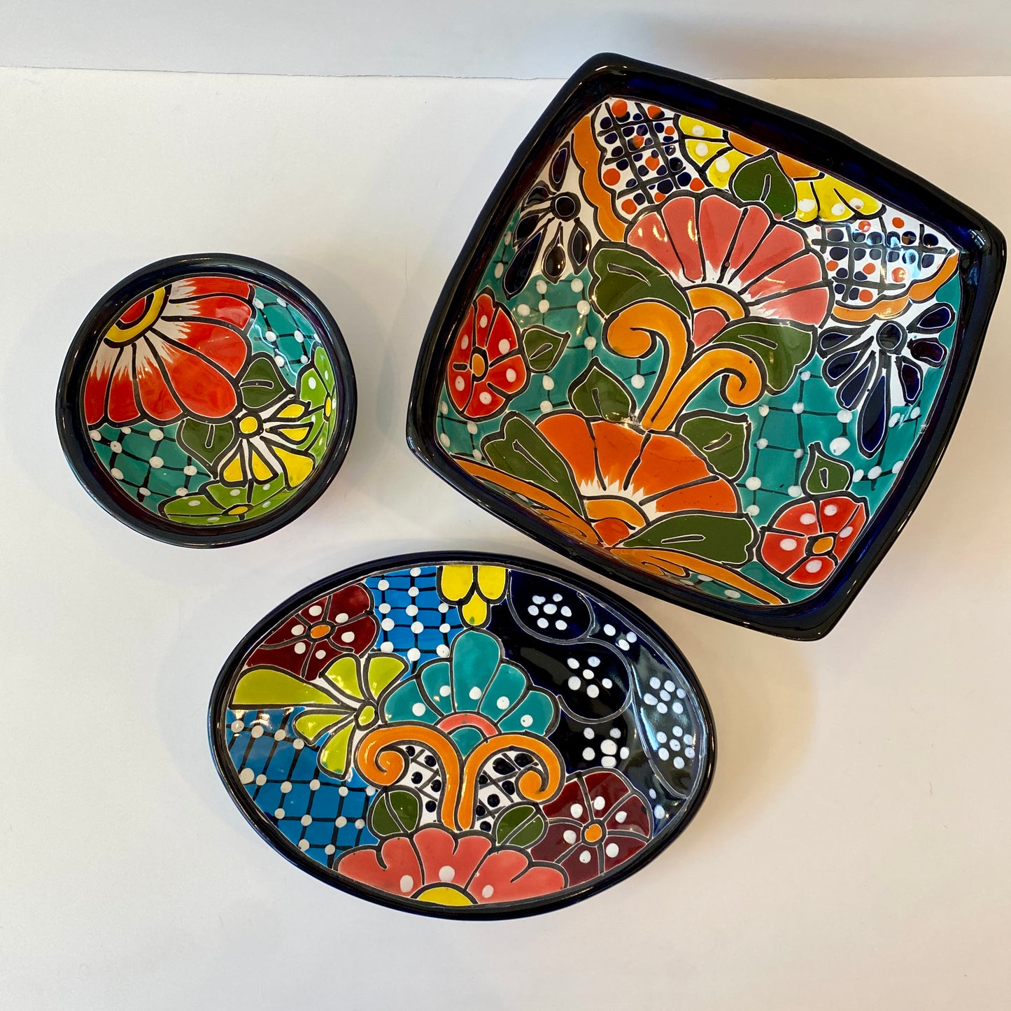 Gift Set of 3 Talavera Serving Dishes