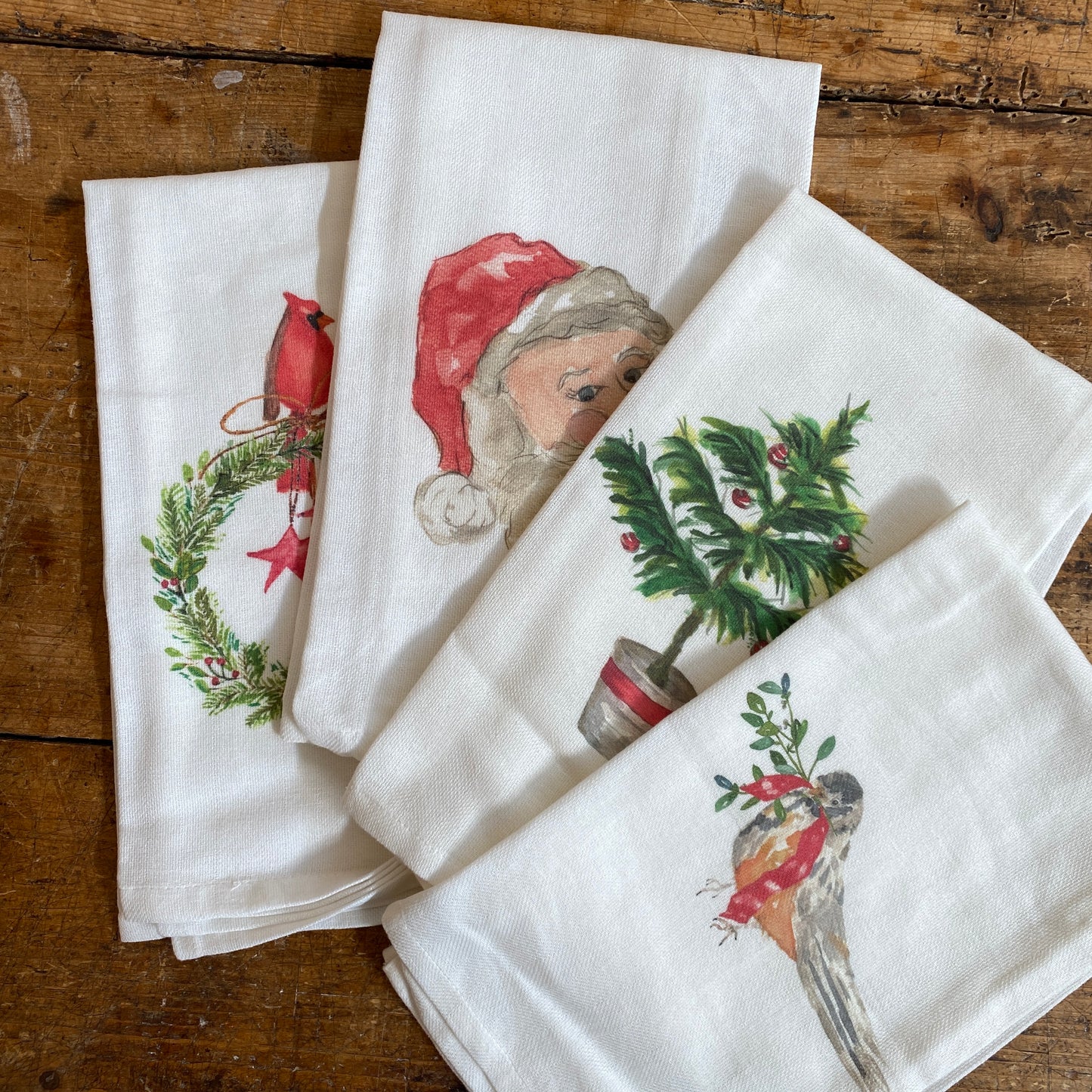 Christmas Cotton Dish Towels