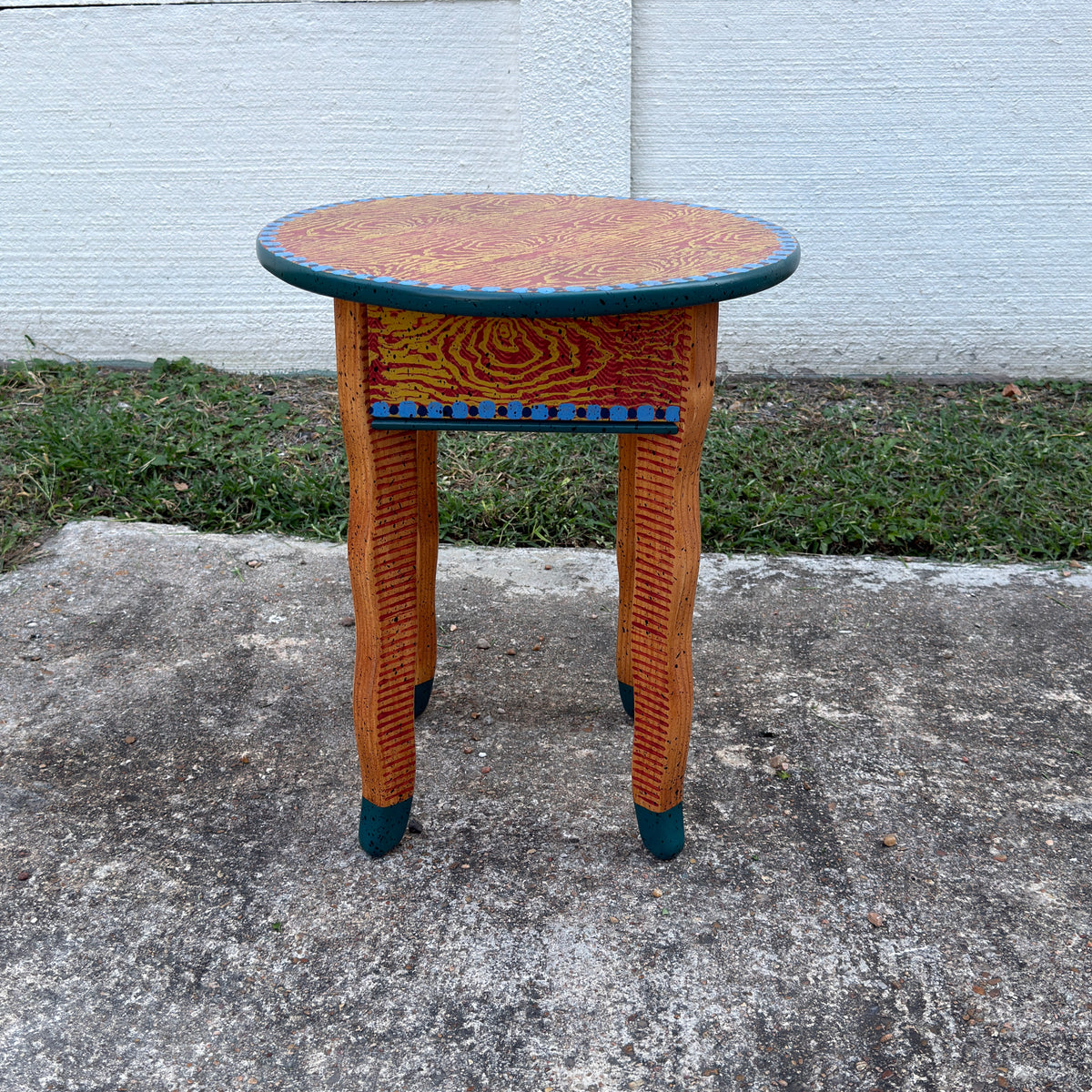 David Marsh 18" Round Side Table