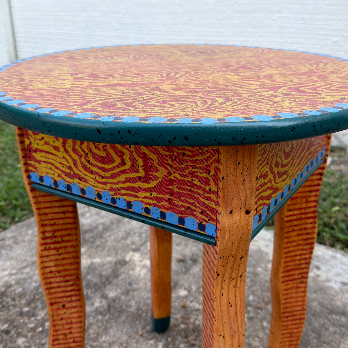 David Marsh 18" Round Side Table