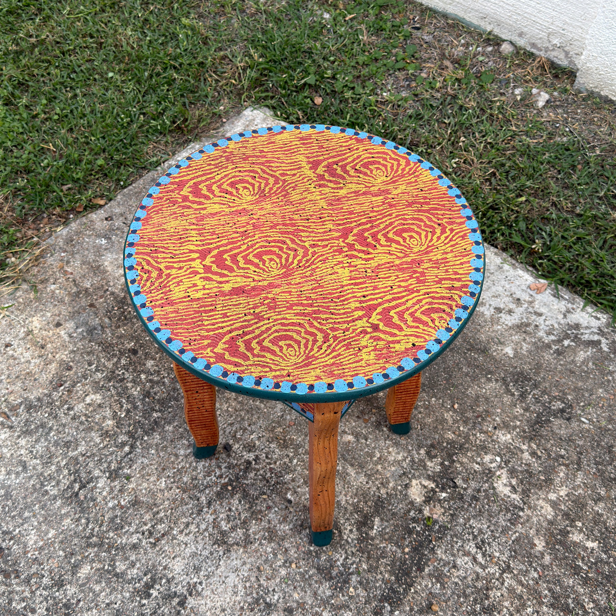 David Marsh 18" Round Side Table