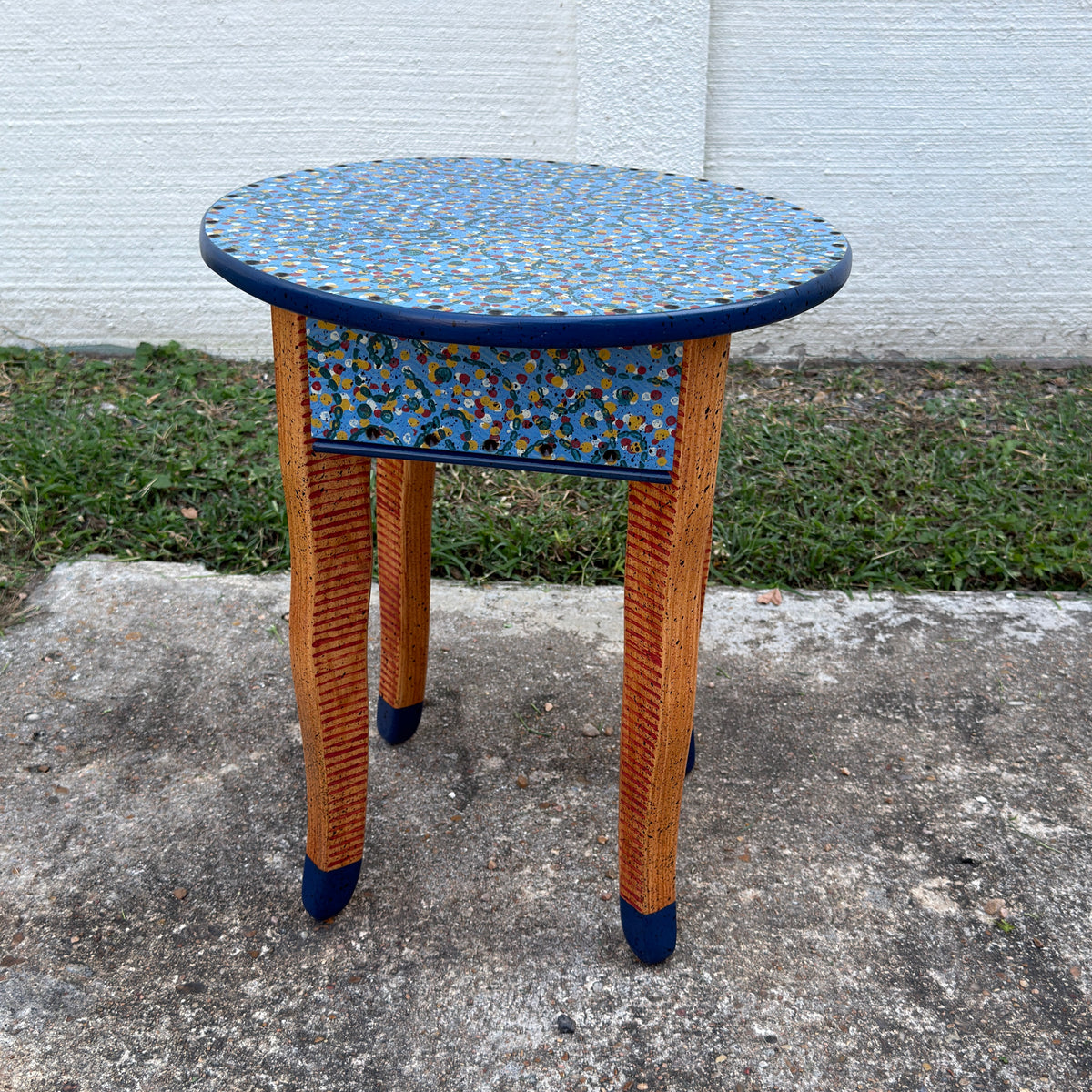 David Marsh 18" Round Side Table