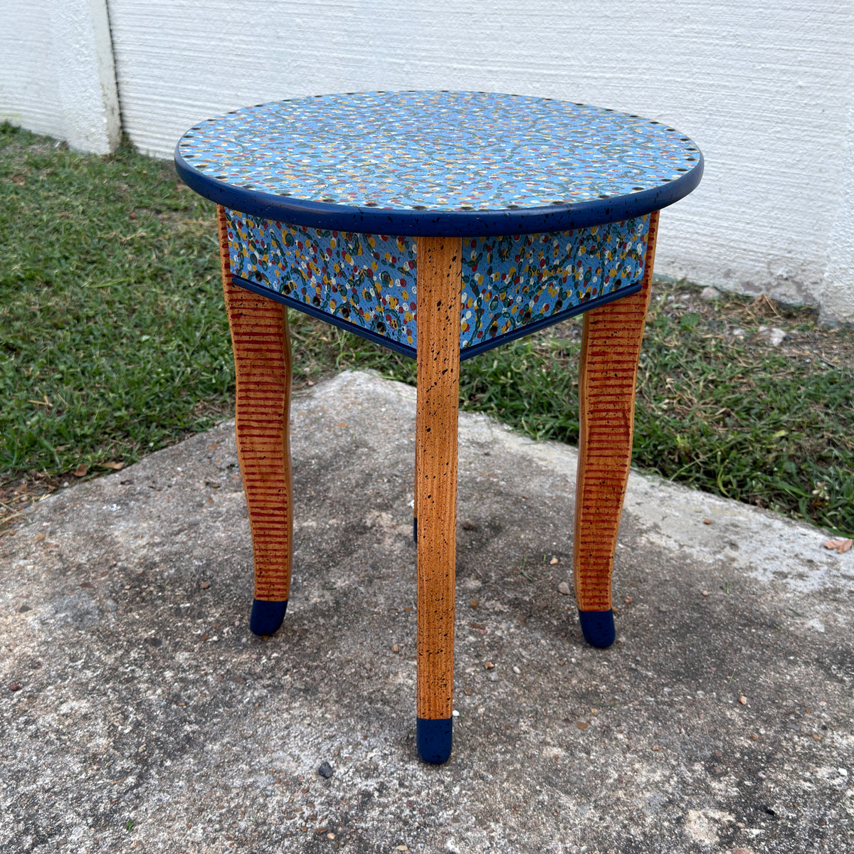 David Marsh 18" Round Side Table