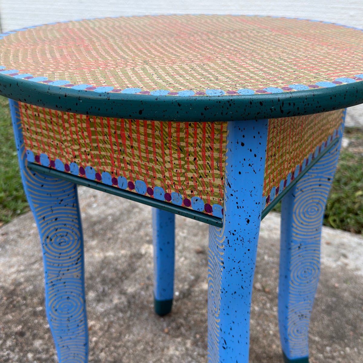 David Marsh 18" Round Side Table