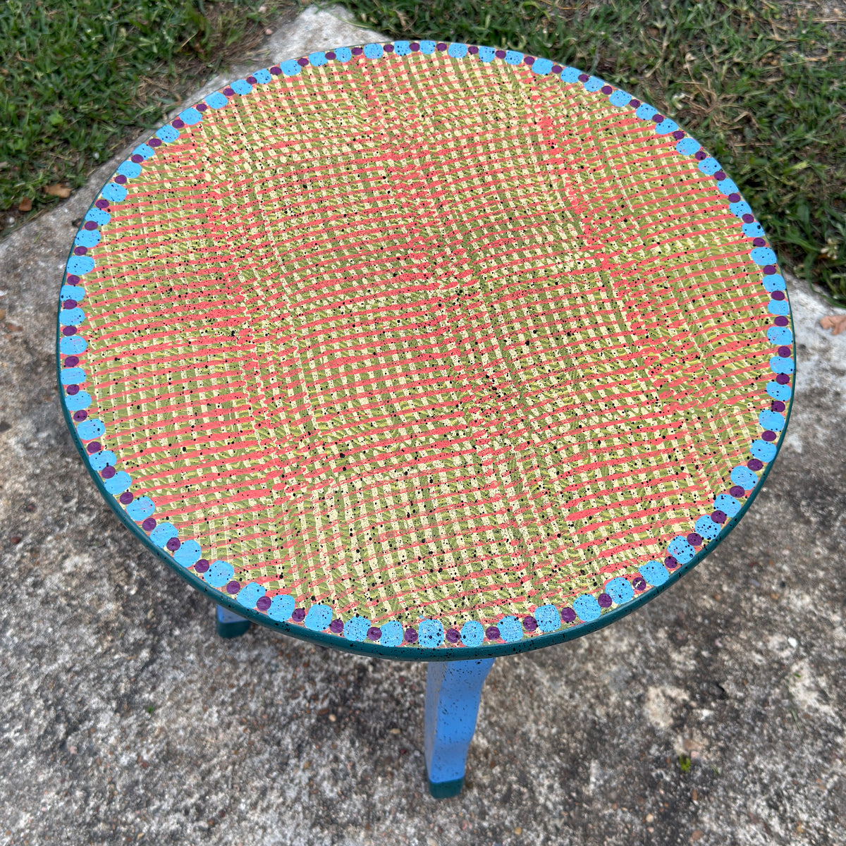 David Marsh 18" Round Side Table
