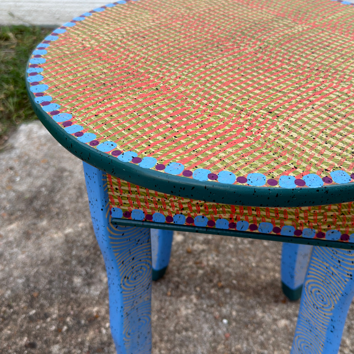 David Marsh 18" Round Side Table