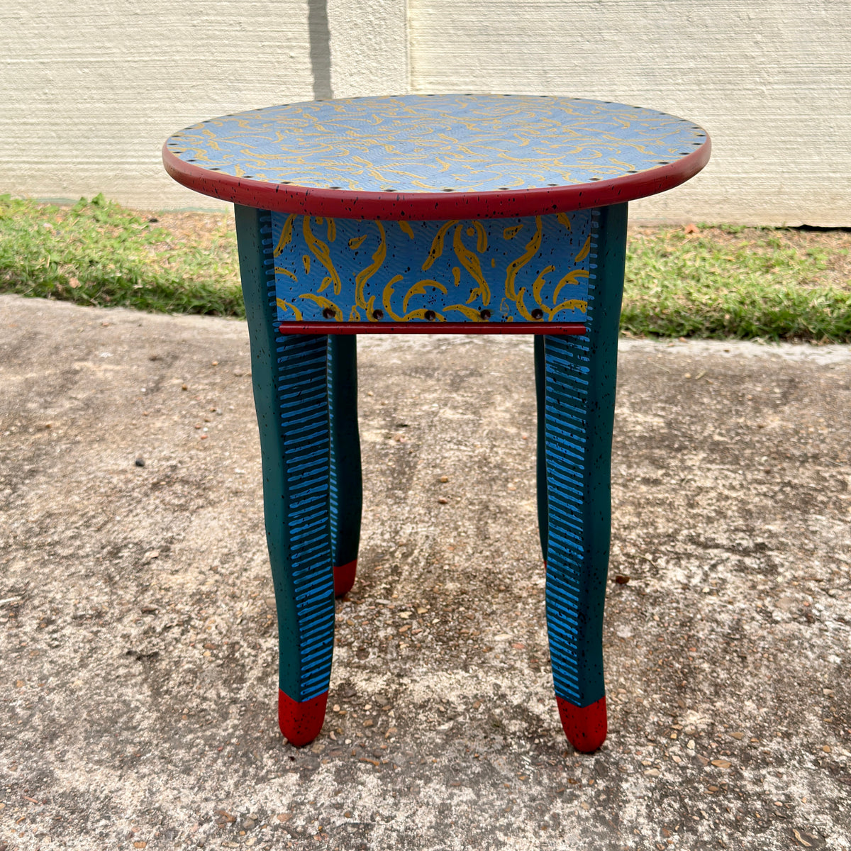 David Marsh 18" Round Side Table