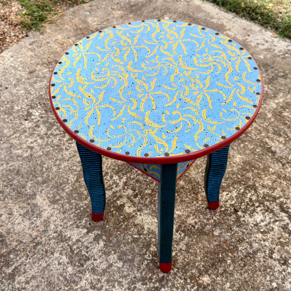 David Marsh 18" Round Side Table