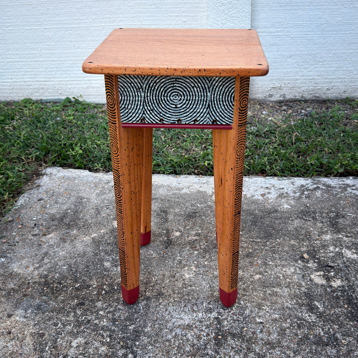 David Marsh Little Square Side Table-A