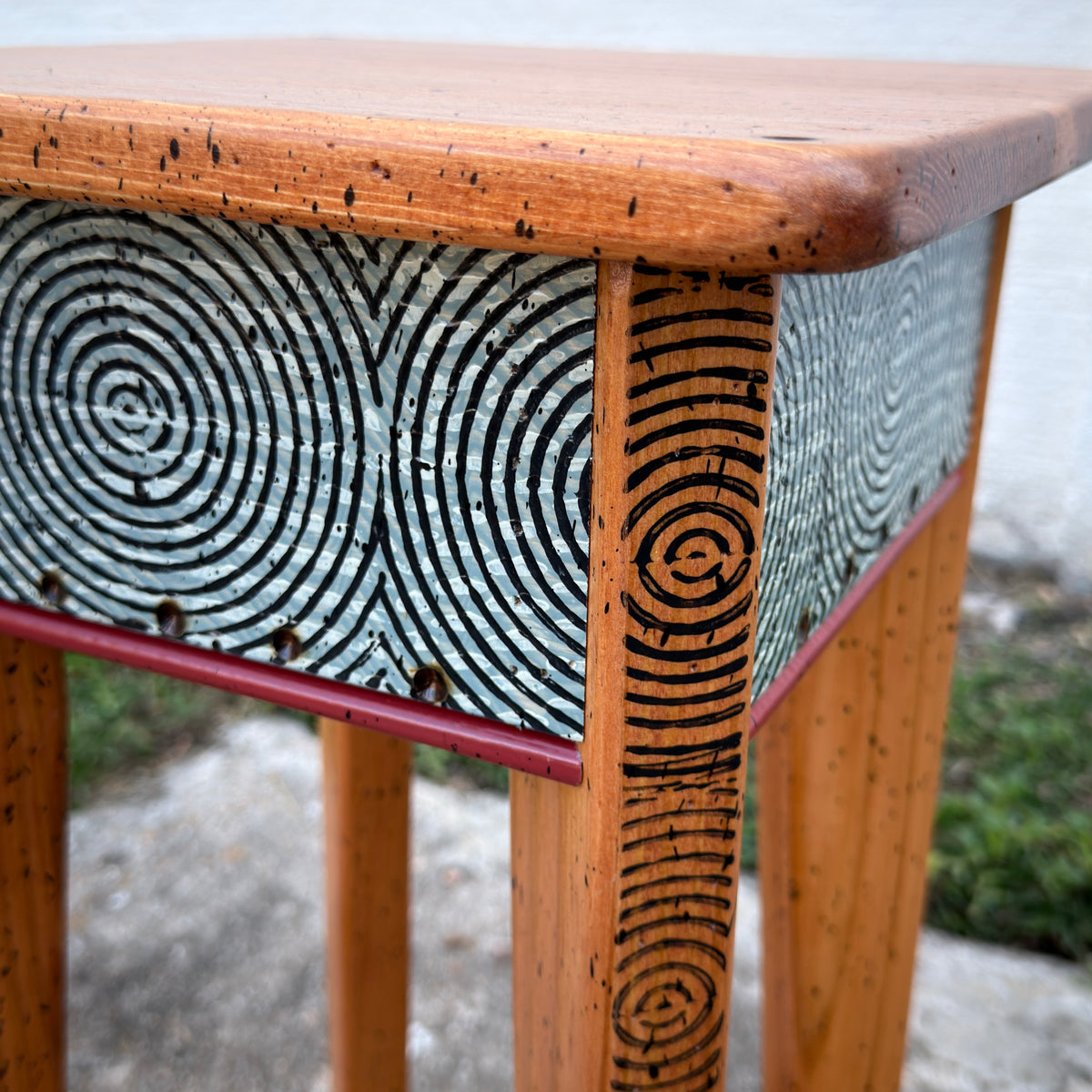 David Marsh Little Square Side Table-A