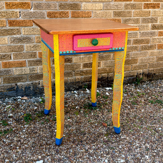 David Marsh 22” Side Table with Drawer