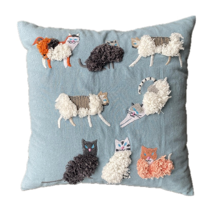 Furry/Fluffy Cats Pillow