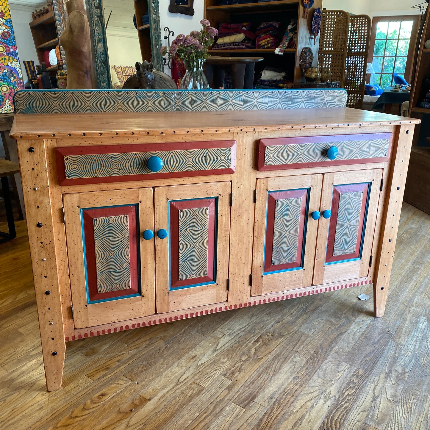 Tommy Lewis Marsh Style 5’ Credenza on Legs