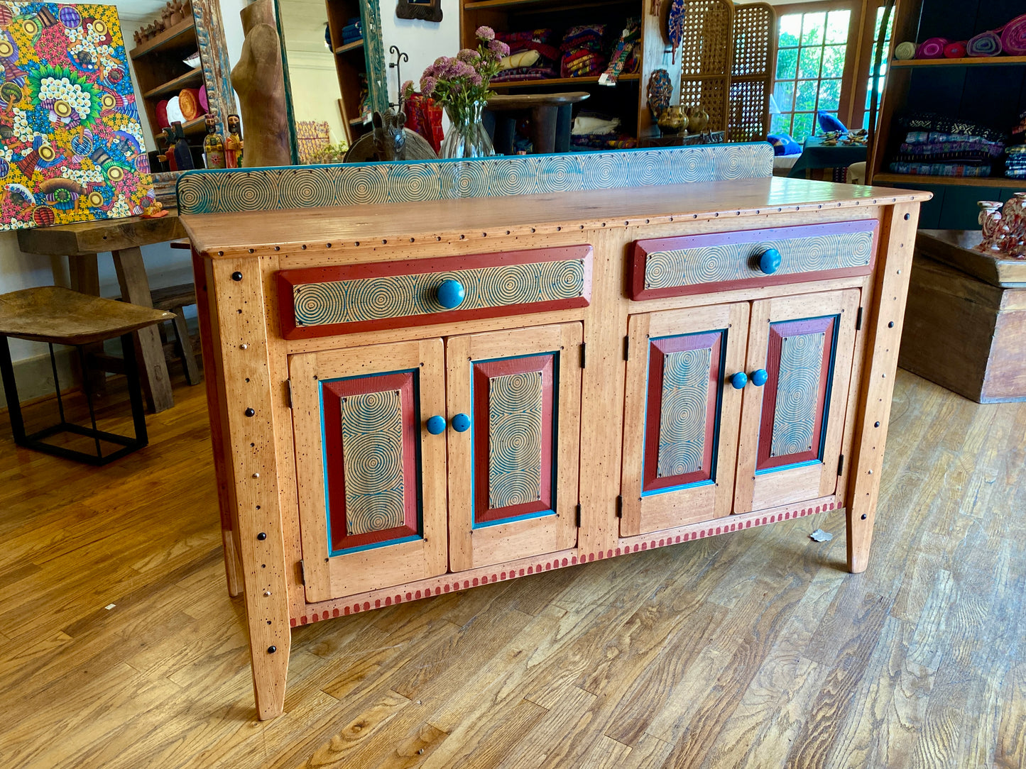 Tommy Lewis Marsh Style 5’ Credenza on Legs