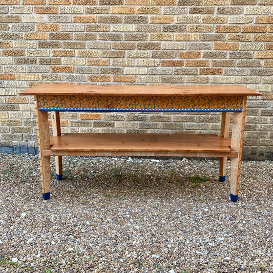 David Marsh 5’ Console Table with Shelf