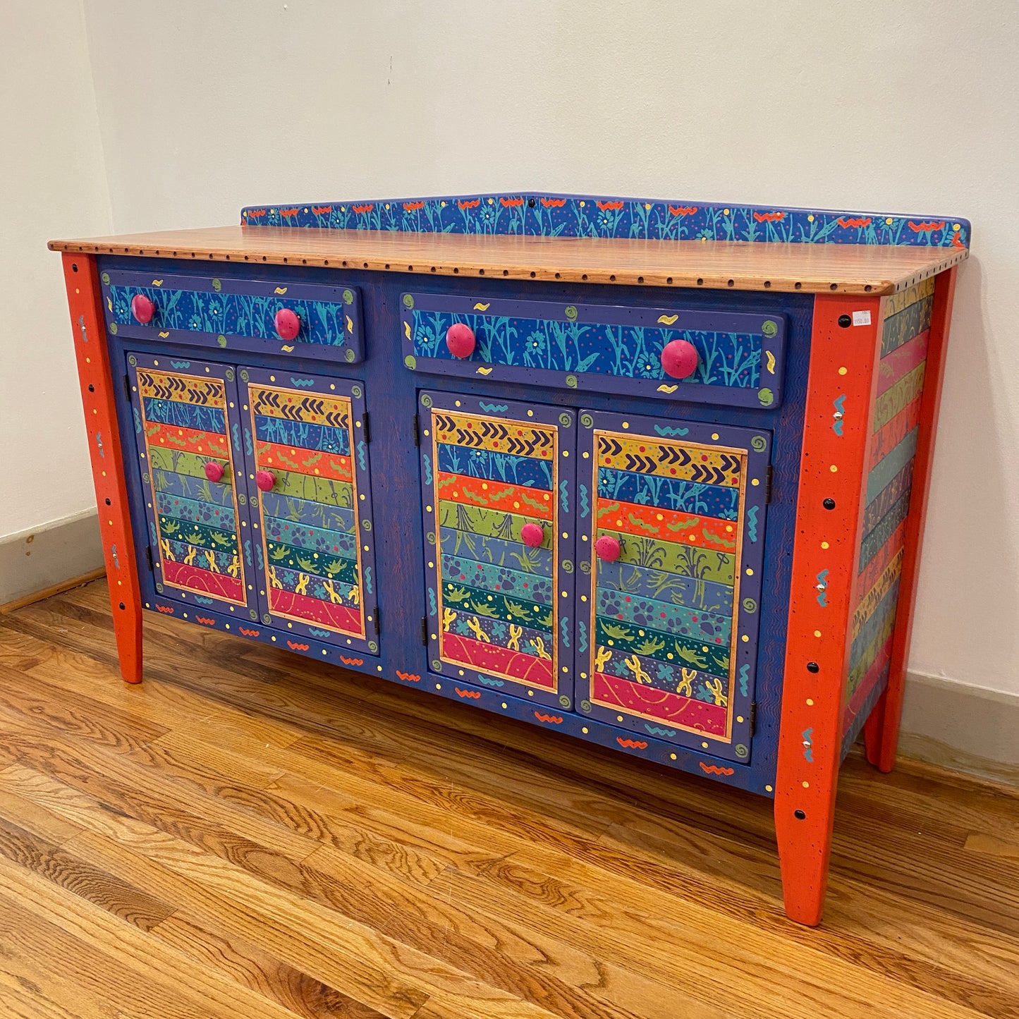 Tommy Lewis Marsh Style 5' Credenza Sideboard