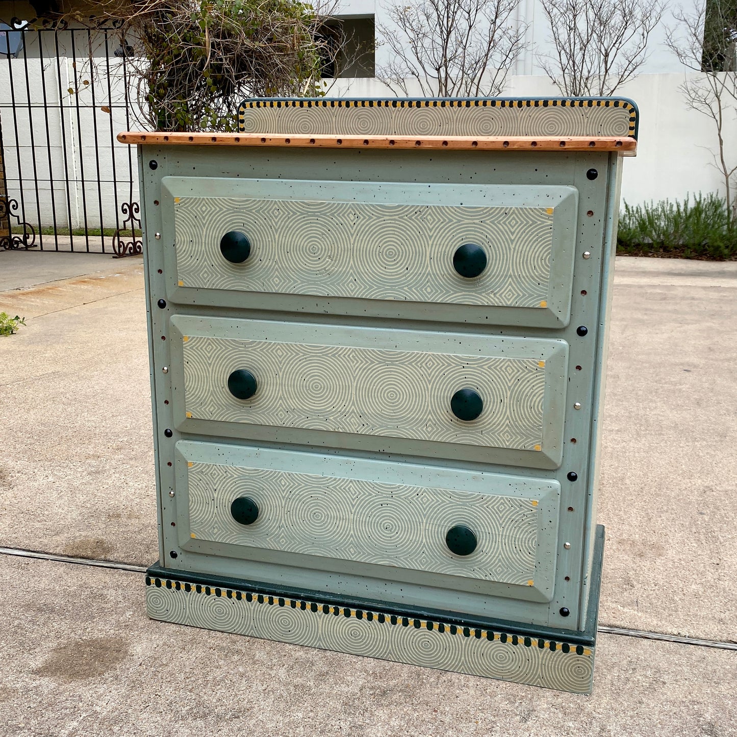 Tommy Lewis Marsh Style Three Drawer Dresser