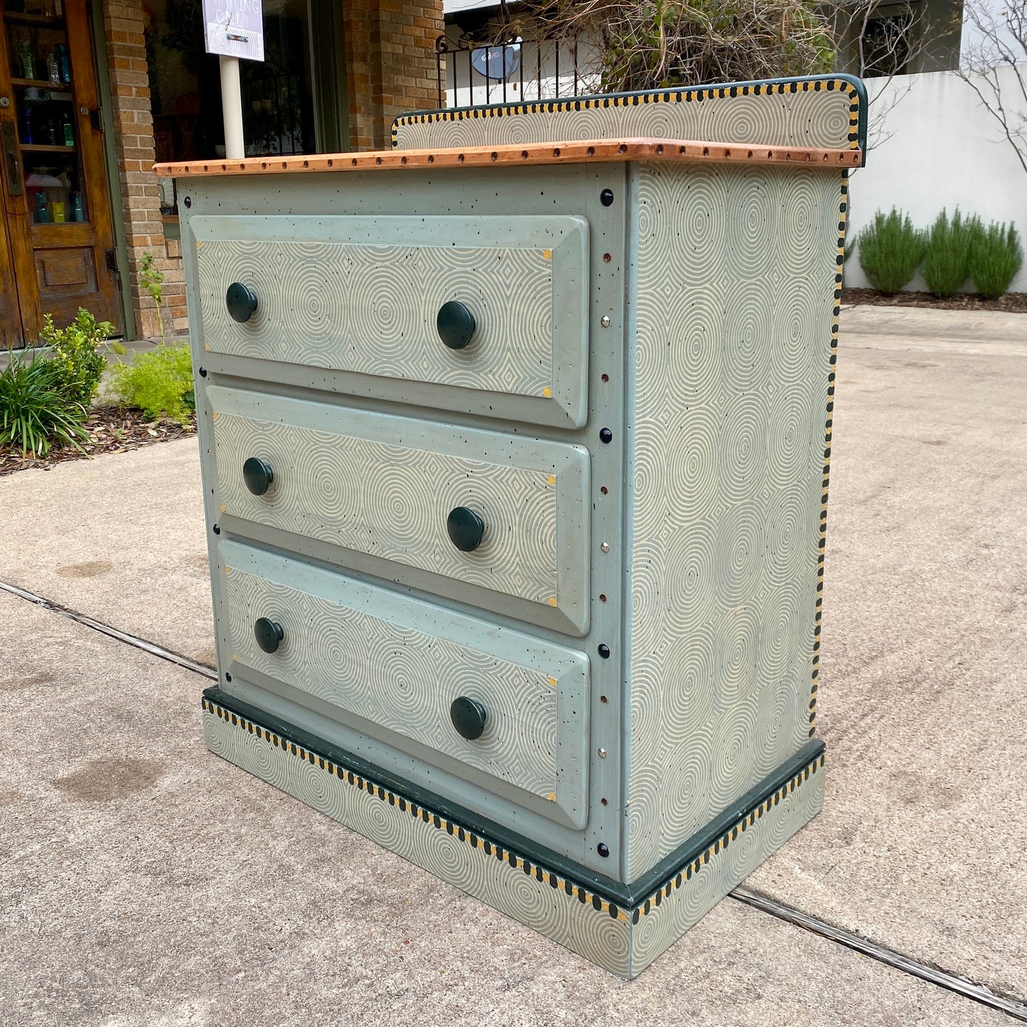 Tommy Lewis Marsh Style Three Drawer Dresser