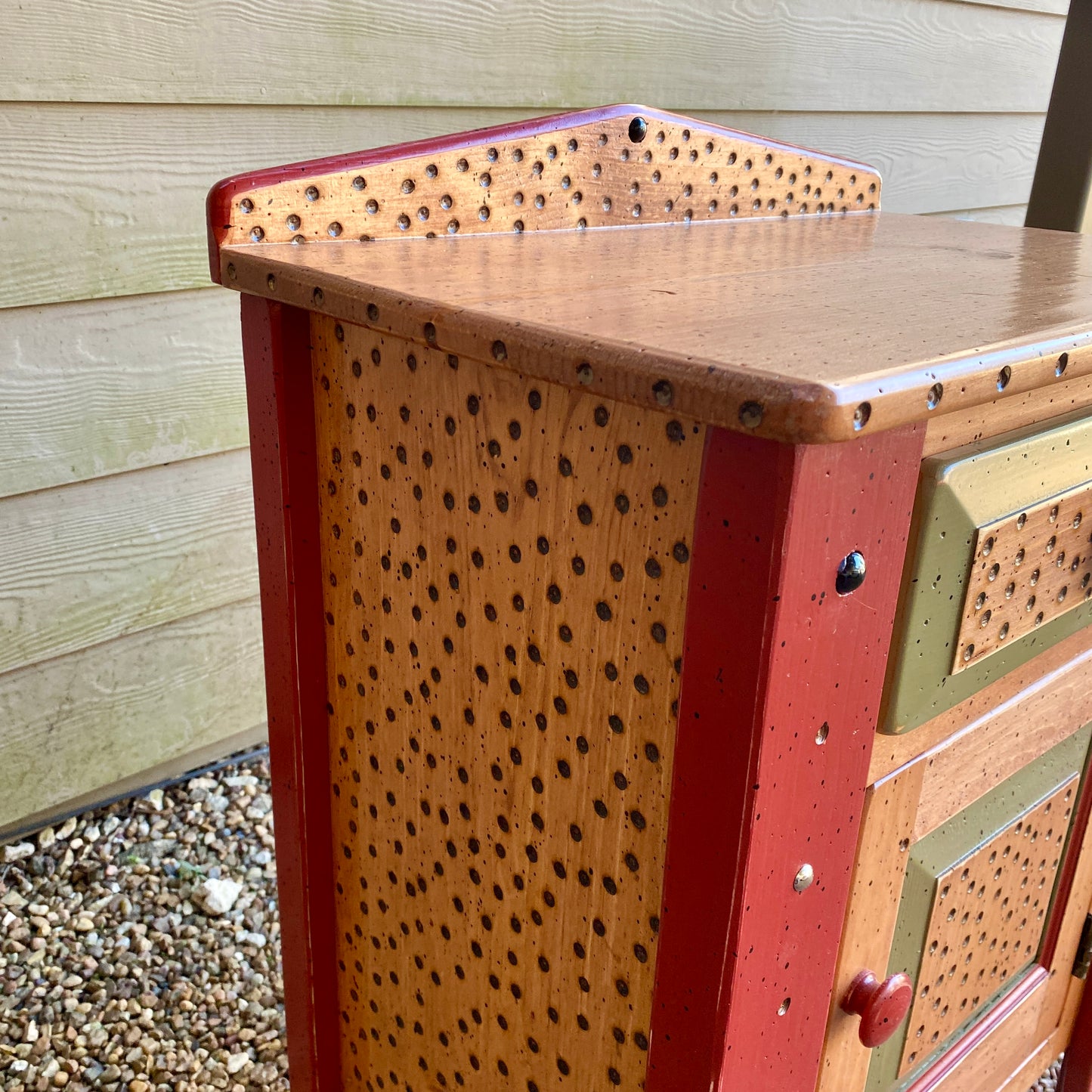 Tommy Lewis Marsh Style Nightstand on Legs with Drawer