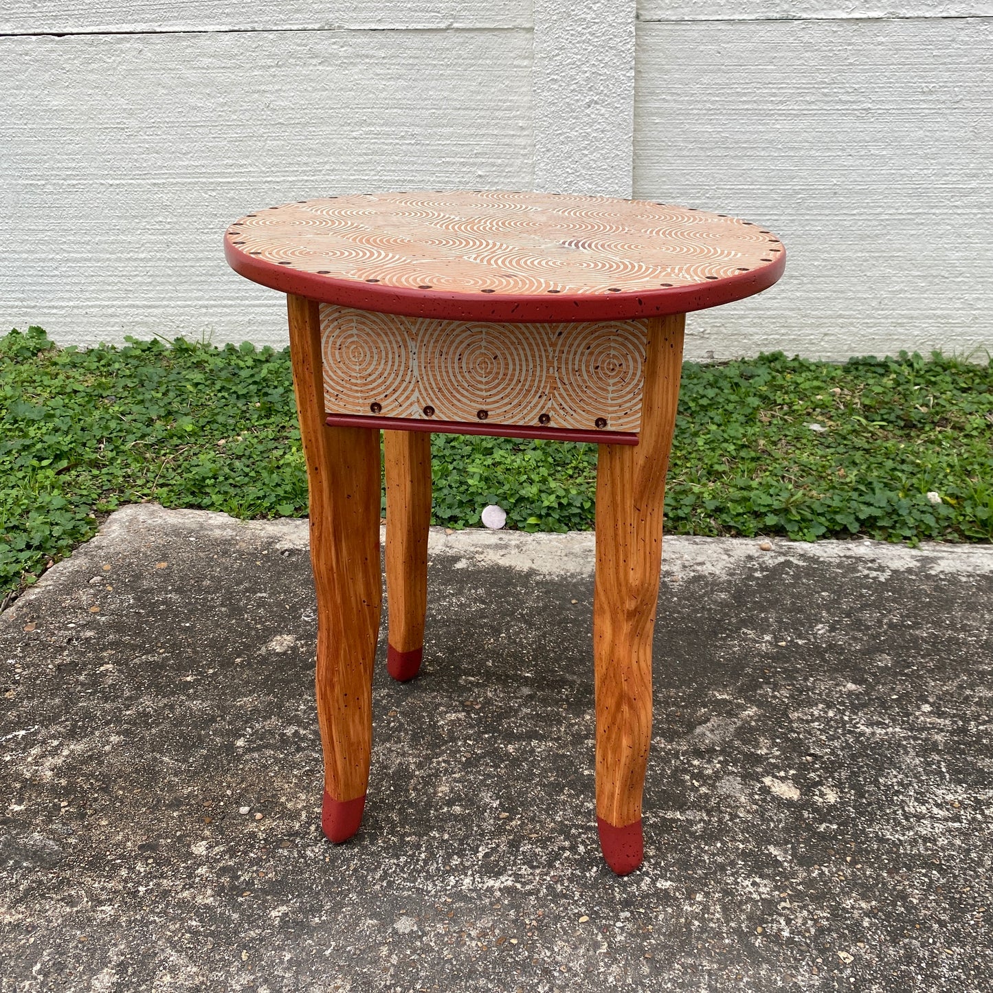 David Marsh 18" Round Side Table