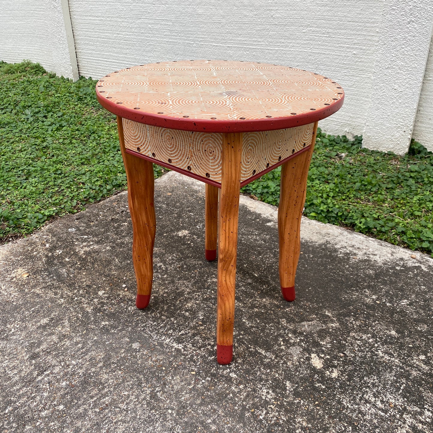 David Marsh 18" Round Side Table