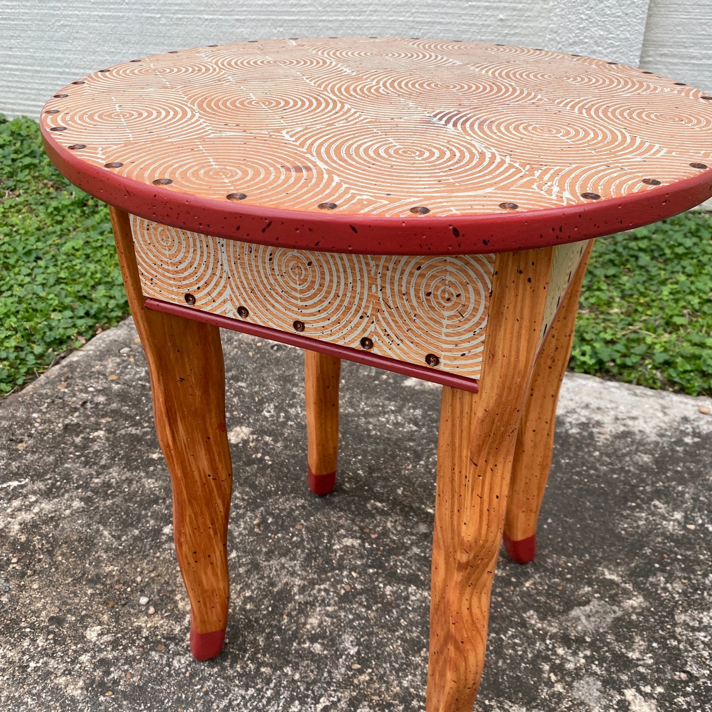 David Marsh 18" Round Side Table