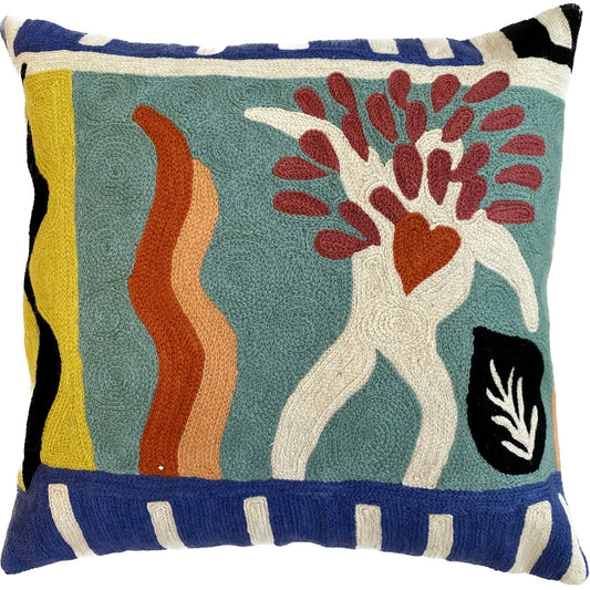 Matisse Love Chainstitch Pillow