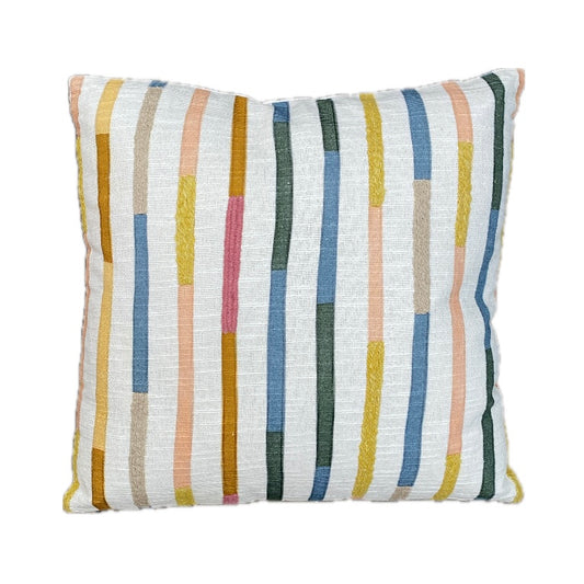 Modlines Printed and Embroidered Pillow