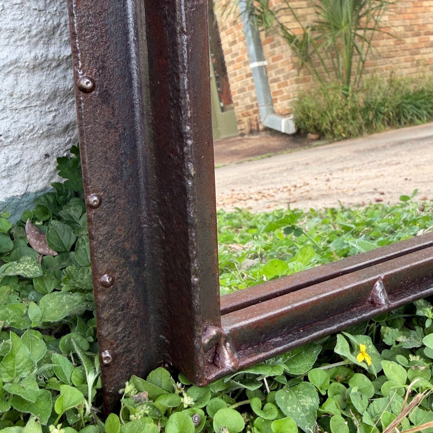 David Marsh and James Dawson Iron "Medieval" Mirror