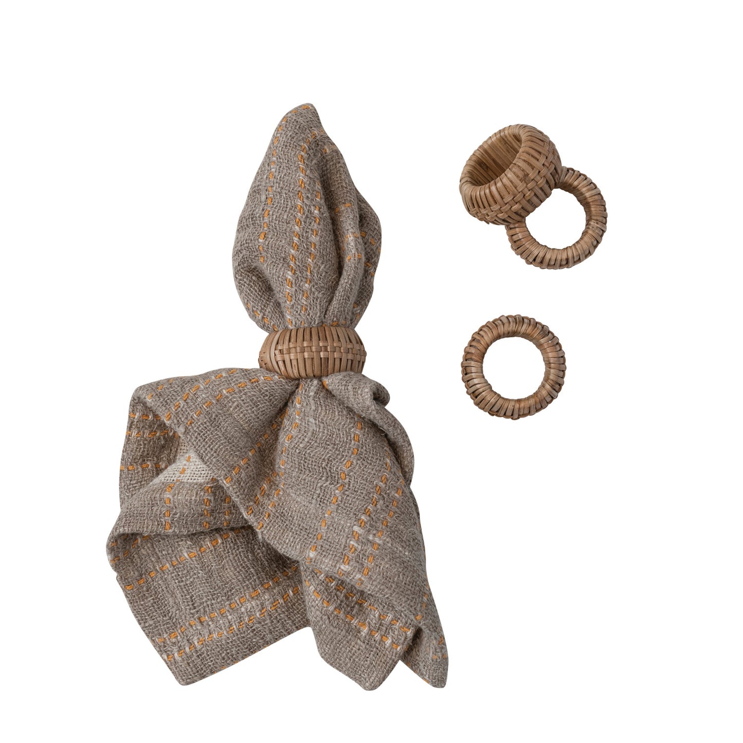 Hand Woven Rattan Napkin Rings