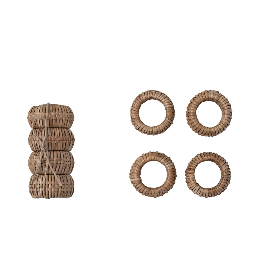 Hand Woven Rattan Napkin Rings